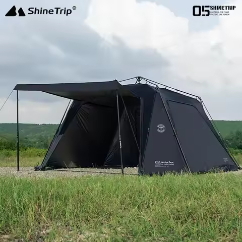 ShineTrip Auto Dome Canopy Series Silver Coated Canopy Oversized Quick Setup Sunproof Camping Auto D