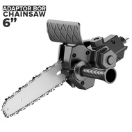 Adaptor Bor Chainsaw Mini 4/6 Inc Reciprocating Jigsaw Tambahan JigSaw Mesin Bor Gergaji - 6617-6618