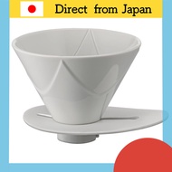 HARIO V60 One-Time Brewing Dripper MUGEN Coffee Dripper for 1-2 Cups White Porcelain Made in Japan V
