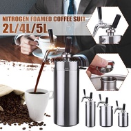 2L/4L/5L Stainless Steel Coffee Maker Coffee Pot Stainless Steel Foam Maker Foamer Camping Home Cafe