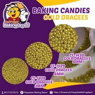 BAKING CANDIES GOLD DRAGEES