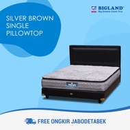 springbed Bigland Silver Brown Single Pillowtop T.28