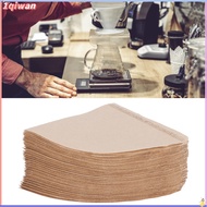 1qiwan-my Akozon 100Pcs Coffee Filter Paper Cone Shaped Coffer Filters Accessory 14X10Cm Akozon5z30k