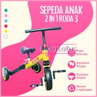 Children's Balance Bike 2-in-1 3-WheelBalance Bike in Various Colors