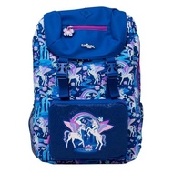 Australia Smiggle Decompression Children's School Bag.Blue Star Unicorn Student Schoolbag Pencil Case Set, Star Unicorn Student Pencil Case Pencil Case,