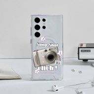 復古CCD防摔透明SAMSUNG手機殼