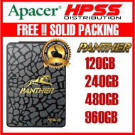 APACER SSD AS340X AS350 120GB 240GB 256GB 480GB 512GB 960GB PANTHER 2.5" SATA SSD