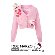 13DE MARZO Bear Heart  Hello Kitty Cardigan Authentic 