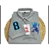 GIORDANO 3D LION PREMIUM EMBROIDERED COLLAR T-SHIRT | T-SHIRT GIORDANO PREMIUMPOLO