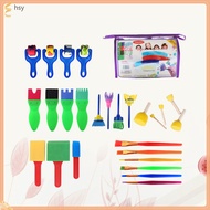 📦 26pcs Sponge Brushes para sa Craft, Painting Sponges para sa Bata, Assorted Color