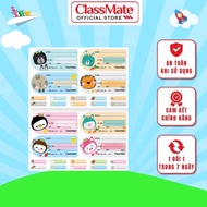 Hai Ha classmate NT222 carton cartoon student notebook label