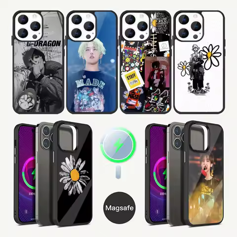 Kpop GD G-Dragons Phone Case For iPhone 16,15,14,13,12,11,Plus,Pro,Max Mini Magsafe Magnetic Wireles