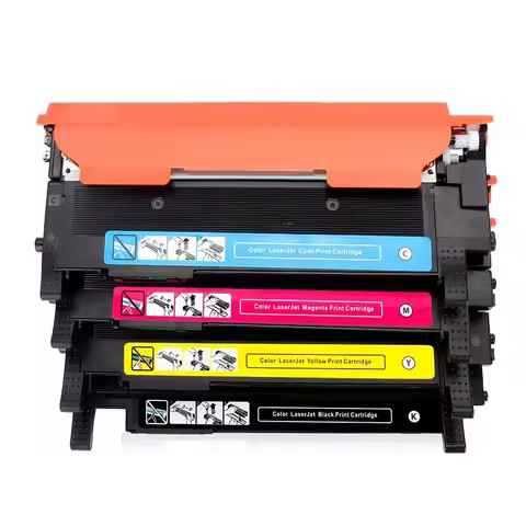 4PCS CLT K404S CLT C404S M404S Y404S Toner Cartridge for Samsung SL-C430W C430 C432W2 C433W 480FW C4