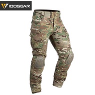 IDOGEAR Tactical G4 Combat Pants with Knees Pads Outdoors Camo Trainning Tactical Trousers 3208