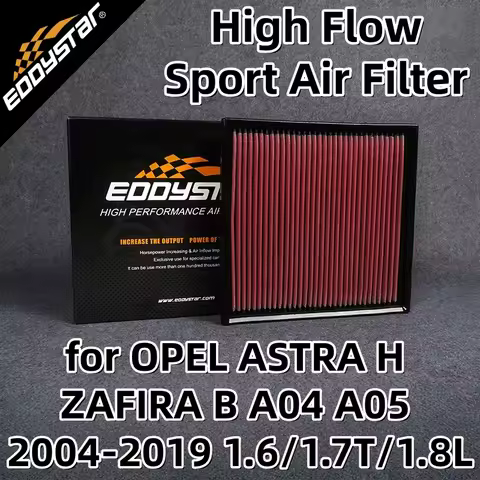 High Flow Sport Air Filter for OPEL ASTRA H ZAFIRA B A04 A05 2004-2019 1.6/1.7CDTI/1.8L Washable Rac