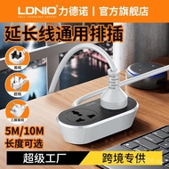 Extension Cord Charging Cable Meter Extension Power Strip US UK Plug Multiple Sockets Electric Vehic