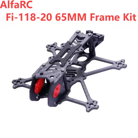 AlfaRC Fi-118-20 65MM Propeller Toothpick Frame Kit RC Racing Drone DJI O3 Air Unit Caddx Nebula Vis