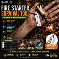 Fire Starter Ferro Rod Ferrocerium Rod Batu Api Fire Starter Survival Kit Outdoor Camping Hiking