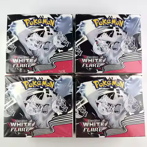 360Pcs English Pokemon Card Black Bolt White Flare 151 classics Booster Box pokemon Cards Battle Gam