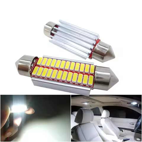2PCS/4PCS C5W LED Bulb Festoon Canbus Car Interior lights For Mercedes Benz W211 W221 W220 W163 W164