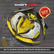 HLD-NVX V2 COVERSET NVX KUNING PUTIH CUSTOM DESIGN 2025 HLD