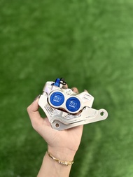 ปั๊ม 8.1 CNC +ผ้าเบรคทองแดง มาพร้อมขาจับ W-125R/S/บังลม W-110i-LED/Sonic/Leo/Giorno งานCNC 50A++++ปั