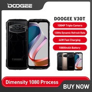 【Super low price】NEW DOOGEE V30T 5G Rugged Smartphones 10800mAh Battery Dimensity 1080 6nm 12GB+256GB 6.58" FHD 120Hz Display 108MP Camera NFC Phones