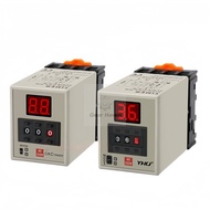 AH3-DM Knob Digital Display Timer Relay AC110V AC220V AC380V Multi-Function Timer Power-on Timer 24V