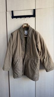 VISVIM DOTERA MIL COAT (C/NY) *NATURAL DYE - OLIVE SIZE 4