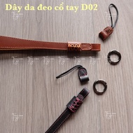Leather wrist strap D02