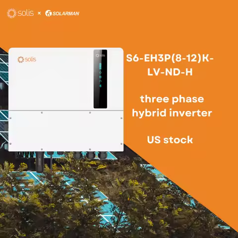 Solis Inverter S6-EH3P(8-12)K-LV-ND-H Solis S6 Solis 12kw Hybrid Inverter Three Phase Hybrid Inverte
