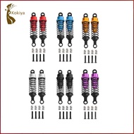[kokiya] 4 Pieces Hydraulic Shock Absorbers for RC Car Dampers Replace Parts Metal 55mm 1/12 1/16 RC