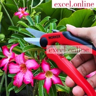 WORKER WK-7502 PRUNING SHEARS/ GUNTING DAHAN POKOK BUNGA/ WIRING CUTTER/ GUNTING WAYAR