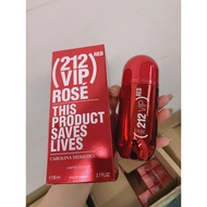 (ORI) C A R O L I N A H E R R E R A 2 1 2 V I P RED ROSE-THIS PRODUCT SAVES LIVES LIMITED EDITION ED