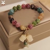 [CH]Colorful Orchid Bracelet Niche Pendant Best Friend