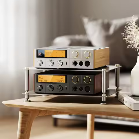 FIIO K17 R2R Desktop DAC AMP Headphone Amplifier Roon Ready AirPlay Fully Balanced 4000mW x2 Touch s