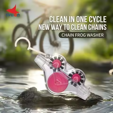 Bicycle Frog Chain Cleaner No Need To Hold Hands Free Washing Tool for Mountain Road Bike Chain Clea