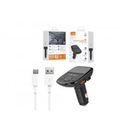 36w Pregnancy C 2-Port USB Car Charger With BLUETOOTH 5.0 Tfffm Port To AI PHON / THAI Port Black C706Q