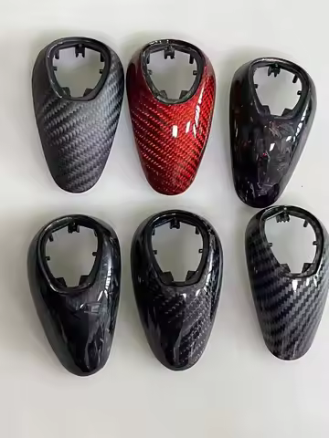 Real Carbon Fiber Gear Shift Knob Cover Replacement M Performance F-Chassis For BMW F87 F80 F82 F83 