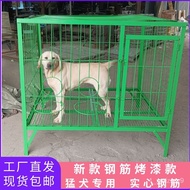 ‍🚢Steel Bar Dog Cage Medium Large Dog Outdoor Dog Cage Solid Angle Steel Welding Large Dog Cage Dog House Dog Cage