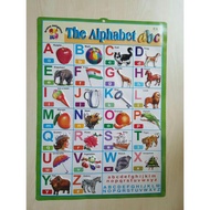 Poster Timbul Tempel Dinding Anak Belajar Alphabeth Huruf Abjad dan Benda