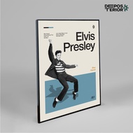 Elvis Presley Poster - Blue Hawaii Cover FrameblockAlbum