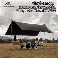 MOUNTAINHIKER  vinyl canopy tent 5M camping outdoor anti-pressure rainproof sunscreen ventilated tent camping beach tent outdoor camping