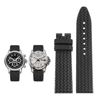 21mm 23mm Universal Watch Strap for Chopard MILLE MIGLIA 168511-30013015 Rubber Bracelet Needle Buck