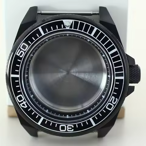 43.8mm Watch Case Sapphire Crystal For Seiko NH35 NH36 NH38/34 4R36 7S26 Movement 28.5mm Dial Modifi