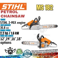 100% ORIGINAL STIHL Chainsaw MS182 (12”/14”/16”/18” Guide Bar)