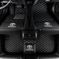 [Custom Fit]Right Hand Drive Toyota Vellfire Yaris Floor Mats 5D 6D OEM Floor Carpets Customized Car Floor Mats Waterproof Full Coverage