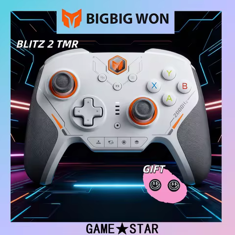 BIGBIG WON Blitz 2 TMR Wireless Bluetooth Gamepad,Game Controllers,2000Hz,1000mAh,Star Flash For NS