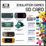 Emulation Games SD Card for Retroid (RP3+, RP Mini V2, RP4, RP Flip 2, RP5, RP6) | ES-DE Setup