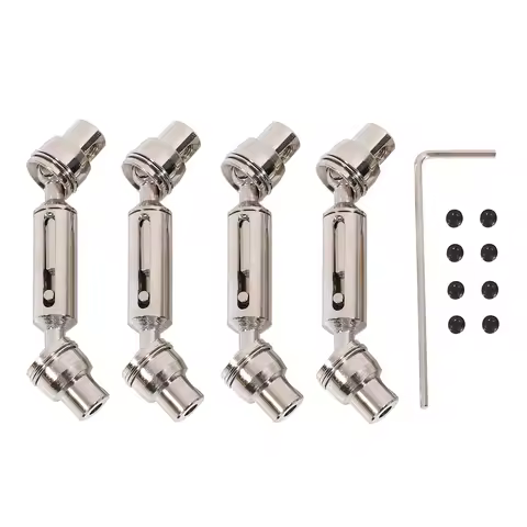 MP-4Pcs Metal Drive Shaft CVD For WPL D12 C14 C24 B16 B36 B24 MN D90 MN99S MN-90 RC Car Upgrade Part